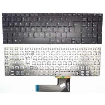 Πληκτρολόγιο Sony Vaio SVF15, Μαύρο,UK ( +BG Print)