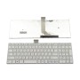 Πληκτρολόγιο Toshiba Satellite C50 C50-A C50D C55-A C55D C55T, άσπροa άσπροa, US/UK ( +BG Print)