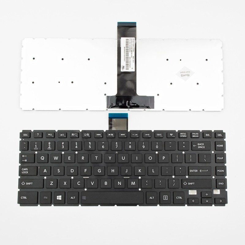 Πληκτρολόγιο Toshiba Satellite E45T-B L40-B S40-B, Μαύρο, US ( +BG Print)