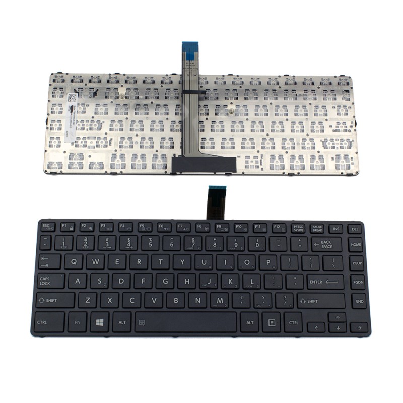 Πληκτρολόγιο Toshiba Tecra A40-C A40-C1430 A40-C1440 A40-C-18R, Μαύρο, US/UK