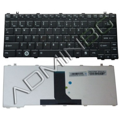 Πληκτρολόγιο Toshiba Satellite U500 U505 Portege M900, Μαύρο, US/UK ( +BG Print)