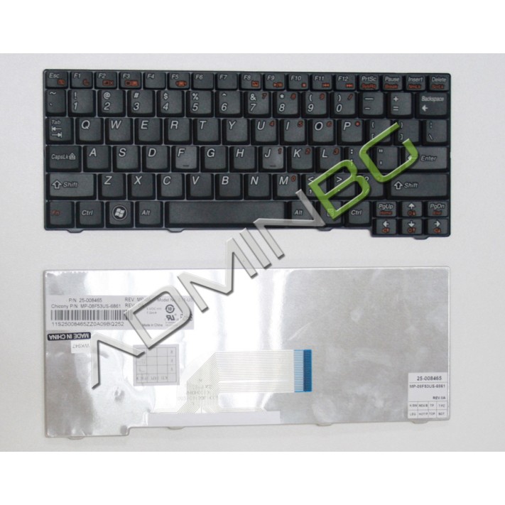 Πληκτρολόγιο Lenovo IdeaPad S10-2, Μαύρο, US/UK