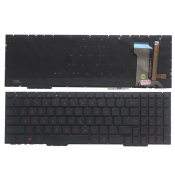 Πληκτρολόγιο Asus ROG Strix GL553 GL553VD GL553VE, Μαύρο με Backlit, US