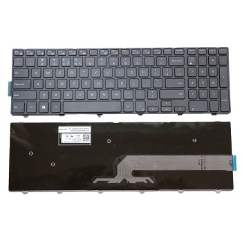 Πληκτρολόγιο Dell Inspiron 3541 3542 5547 5551 5748 5749 15-3000 Vostro 3549, Μαύρο, US/UK