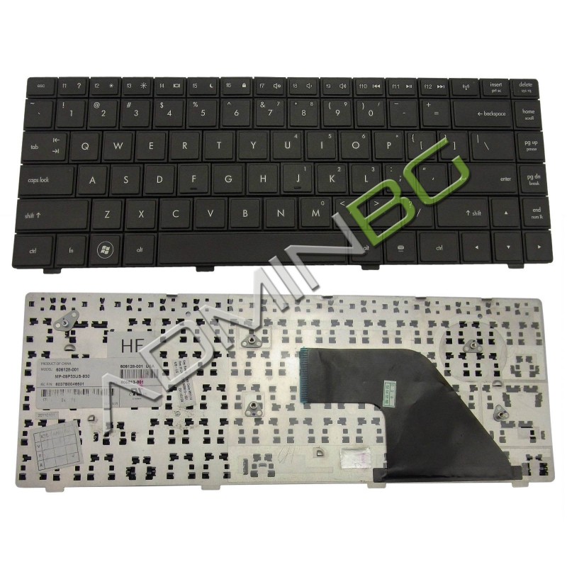 Πληκτρολόγιο HP Compaq 320 321 326 420, Μαύρο, US/UK ( +BG Print)
