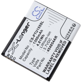 Μπαταρία για mobile phone Panasonic KX-TU150 KX-TU155 KX-TU160 Type 454854AR 1300mAh/4,8Wh