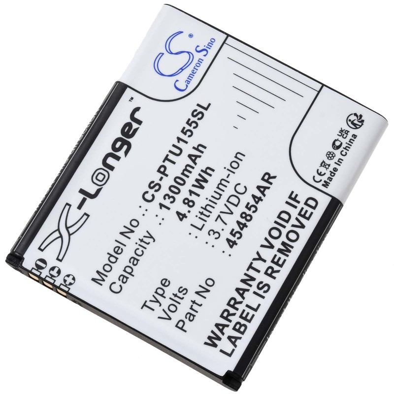 Μπαταρία για mobile phone Panasonic KX-TU150 KX-TU155 KX-TU160 Type 454854AR 1300mAh/4,8Wh