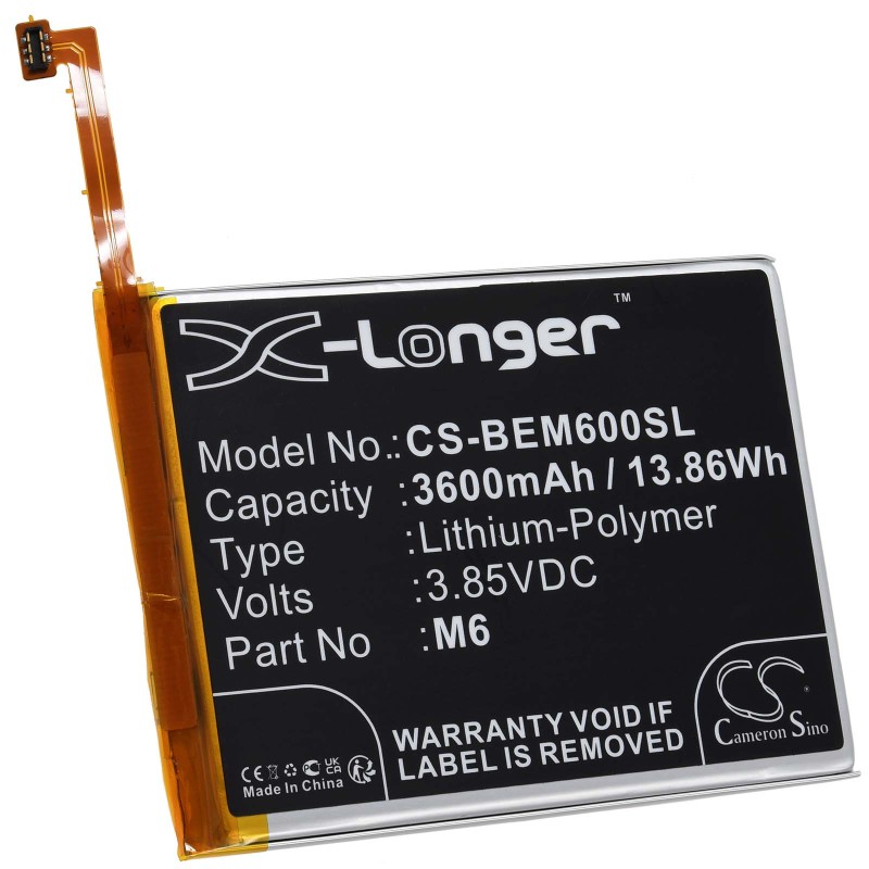 Μπαταρία για mobile phone Beafon M6 Premium Type M6 3600mAh/13,9Wh
