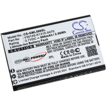 Μπαταρία για mobile phone Gigaset GL590, type V30145-K1310-X470 800mAh/2,96Wh