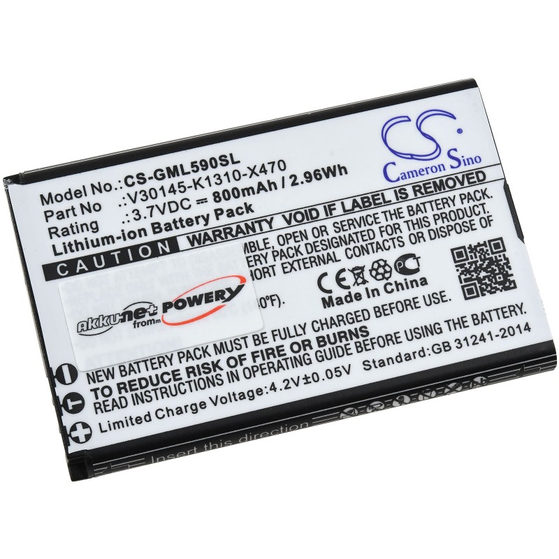 Μπαταρία για mobile phone Gigaset GL590, type V30145-K1310-X470 800mAh/2,96Wh