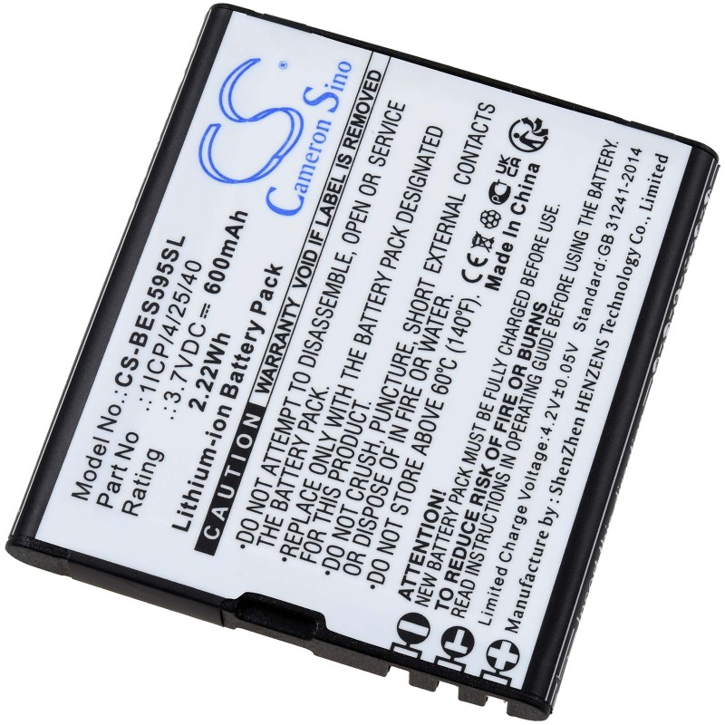 Μπαταρία για mobile phone Beafon SL495 SL595 SL595 Plus Type 1ICP/4/25/40 600mAh/2,2Wh