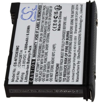 Μπαταρία για Actioncam Insta360 One X3, type CINAQBT/A 1800mAh/6,9Wh
