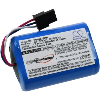 Rechargeable Μπαταρία για mobile printer Zebra MZ220, MZ320, type M3I-0UB00000-03 etc. 1500mAh/11,1Wh