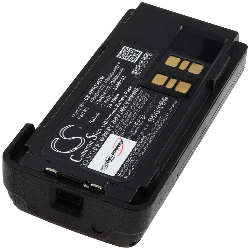 Power Μπαταρία για radio Motorola DP4000, DP4400, type PMNN4409 3350mAh/25Wh