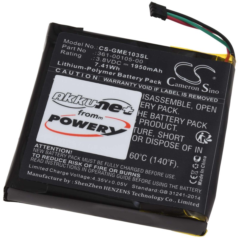 Μπαταρία για GPS bike computer Garmin Edge 1030, type 361-00105-00 1950mAh/7,4Wh