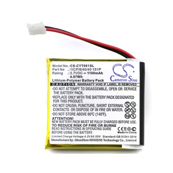 Μπαταρία GPS Coyote Plus / S / type 1ICP/8/40/40 1S1P 3,7V 1100mAh Li-polymer (G9CP)