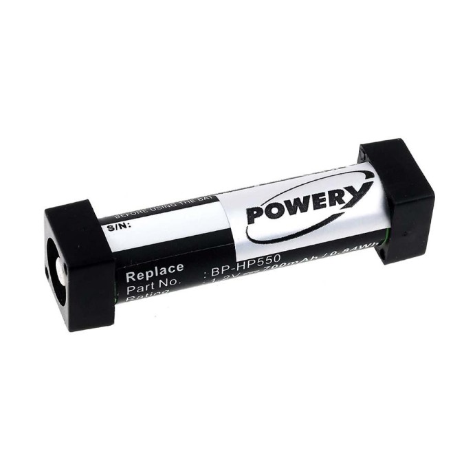 Μπαταρία ασύρματων ακουστικών Sony MDR-IF3000 / type BP-HP550 1,2V 700mAh NiMH (HIF3000)
