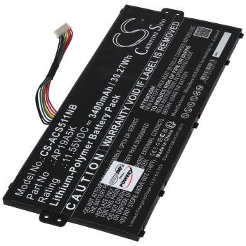 Μπαταρία για Laptop Acer Chromebook Spin 511 R752T Aspire 5 SP314-54N Type AP19A5K 3400mAh/39Wh