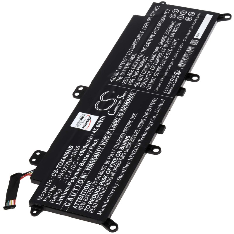 Μπαταρία για Laptop Toshiba Portege X30-D, Tecra X40-D, Type PA5278U-1BRS 4000mAh/46Wh