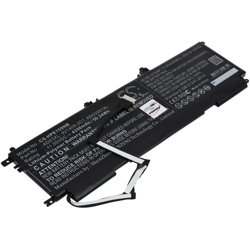 Μπαταρία για Laptop HP Envy 13-ad000, Envy 13-ad100, Type AD03XL 4350mAh/50Wh