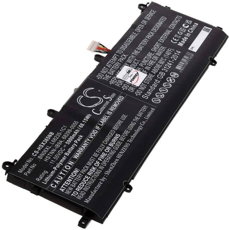 Μπαταρία για Laptop HP Spectre X360 15-EB0053TX, Type BN06XL 5900mAh/68Wh