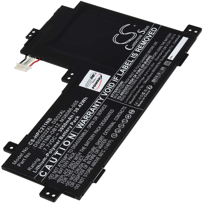 Μπαταρία για Laptop HP Chromebook x2 11, Type DS02XL 3950mAh/30Wh