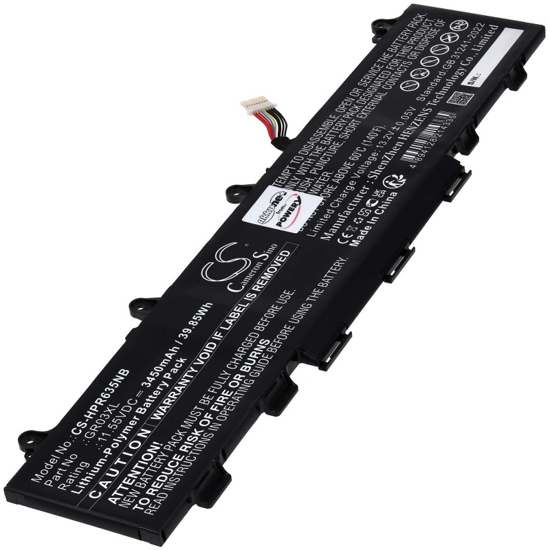 Μπαταρία για Laptop HP ProBook 635 AERO G7 Type GR03XL 3450mAh/40Wh