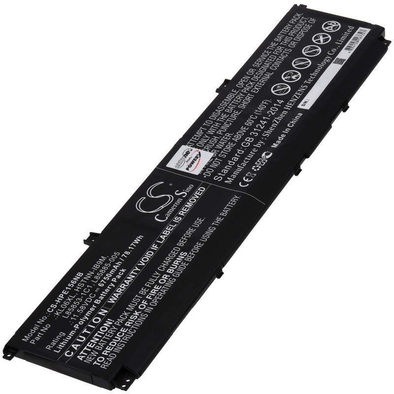 Μπαταρία για Laptop HP Envy 15-EP000 Type KL06XL 6750mAh/78Wh