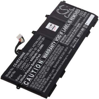 Μπαταρία για Laptop HP EliteBook X360 830 G6, Type OR04XL, HSTNN-DB9C 6400mAh/49Wh