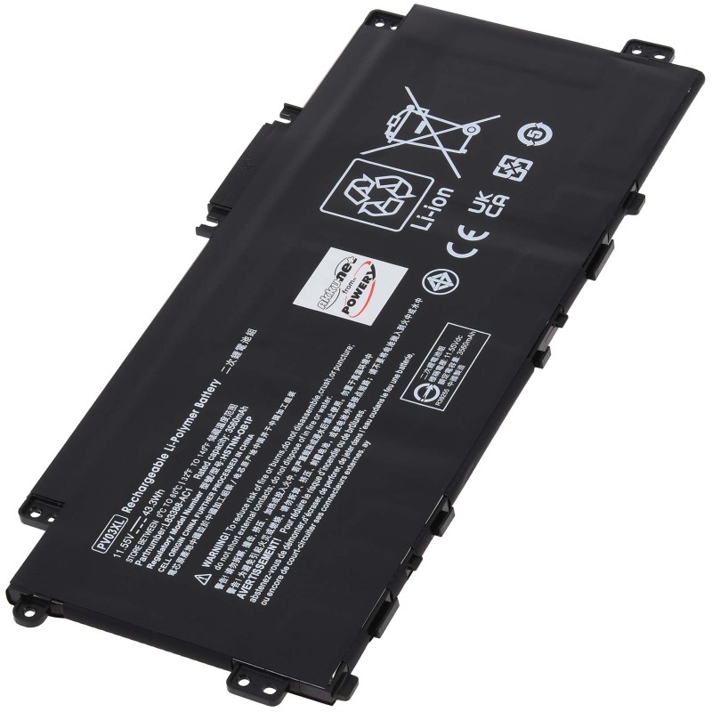 Μπαταρία για Laptop HP Pavilion 13-bb0069TU Pavilion 13-BB0062TU Type PP03XL 3700mAh/42,7Wh
