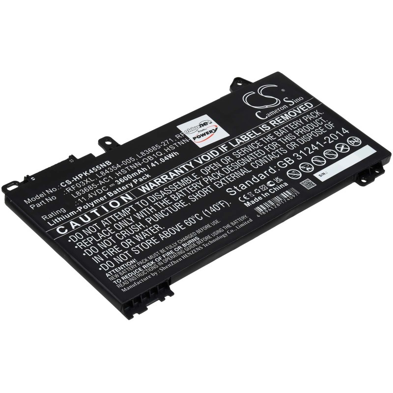 Μπαταρία για Laptop HP Pavilion x360 14 Convertible, Type RF03XL 3600mAh/41Wh