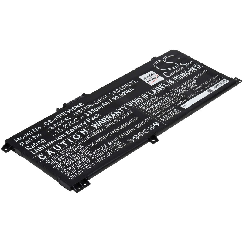 Μπαταρία για Laptop HP Envy X360 15-DR0002NX, Type SA04XL 3350mAh/51Wh