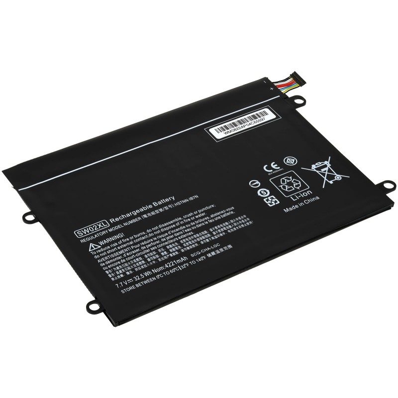 Μπαταρία για Laptop HP X2 10-P010NZ, x2 210 G2 (L5H41EA), Type SW02XL 4200mAh/32Wh