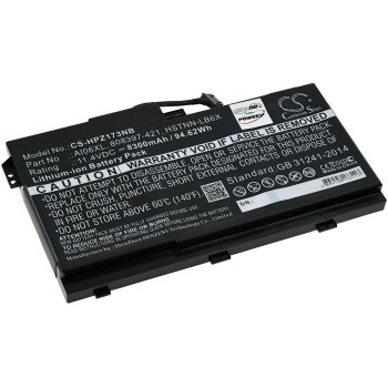 Μπαταρία για Laptop HP ZBook 17 G3 (TZV66eA), Type AI06XL and others. 8300mAh/94,6Wh