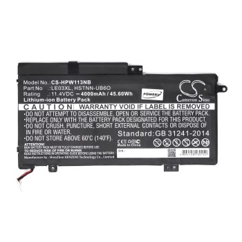 Μπαταρία για laptop HP Pavilion 13-s000NT / Envy x360 M6-W / type LE03XL 11,4V 4000mAh Li-ion (N2P13)