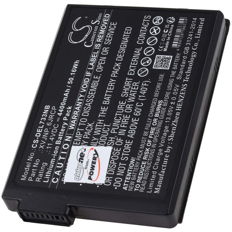 Μπαταρία για outdoor laptop Dell Latitude 7330 Rugged 5430 Rugged Type XVJNP 4400mAh/50Wh
