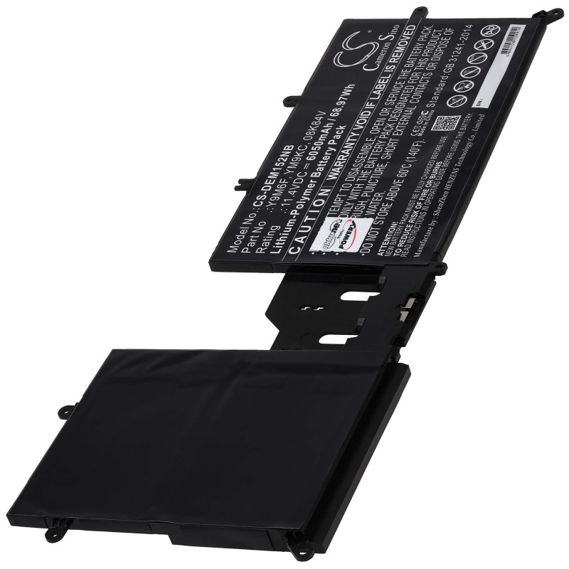 Μπαταρία για Laptop Dell Alienware M15 R2 Alienware M17 R2 Type Y9M6F 6050mAh/69Wh