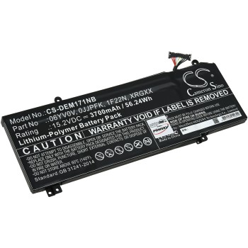 Μπαταρία για Laptop Dell Alienware M15 2018, G5 15 5590, G7 15 7590, battery type XRGXX and others. 3700mAh/56,2Wh