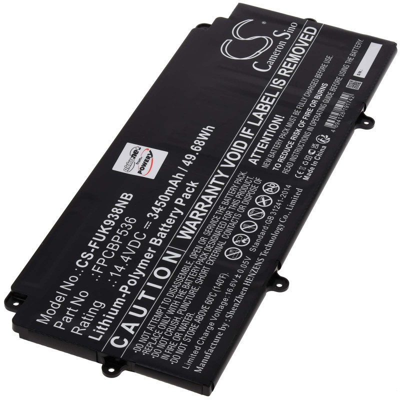 Μπαταρία για Laptop Fujitsu LifeBook U937 U938 Type FPB0340S Type FPCBP536 3450mAh/49,7Wh