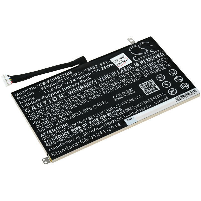Μπαταρία για laptop Fujitsu LifeBook UH572 / type FPB0280 11,1V  Li-Ion (N5345)