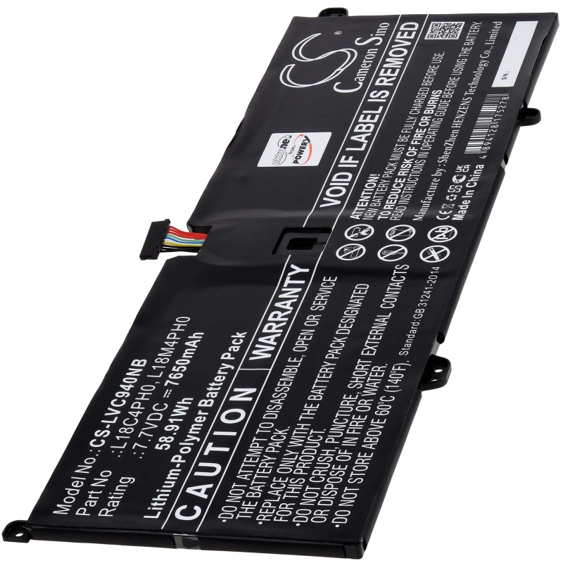 Μπαταρία για Laptop Lenovo Yoga C940-14IIL Type L18C4PH0 7650mAh/59Wh