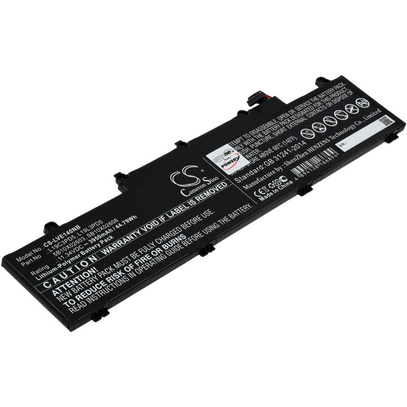 Μπαταρία για Laptop Lenovo ThinkPad E14 Gen.2, Type L19L3PD5 3950mAh/44,8Wh