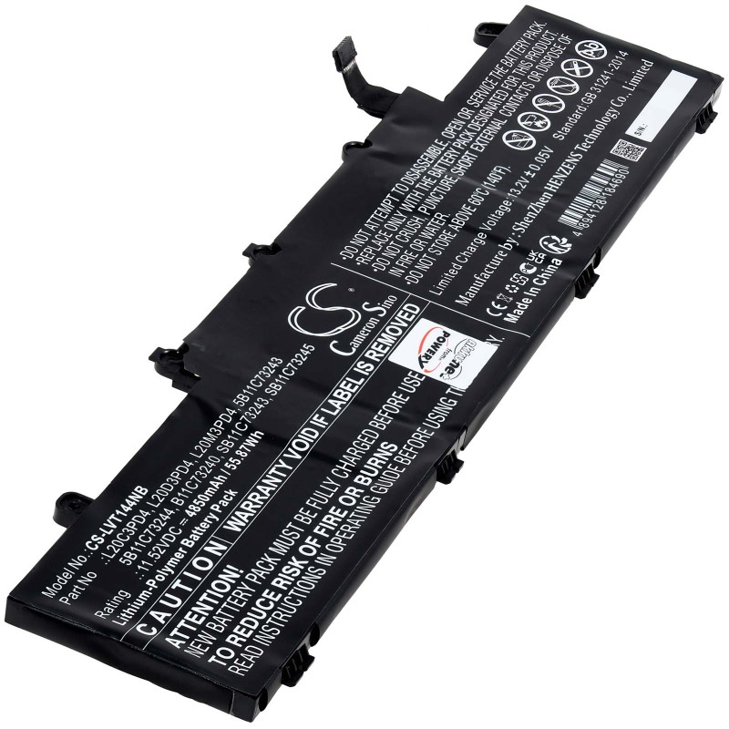 Μπαταρία για Laptop Lenovo ThinkPad E14 Gen.3 E14 Gen.4 Type L20C3PD4 4850mAh/56Wh