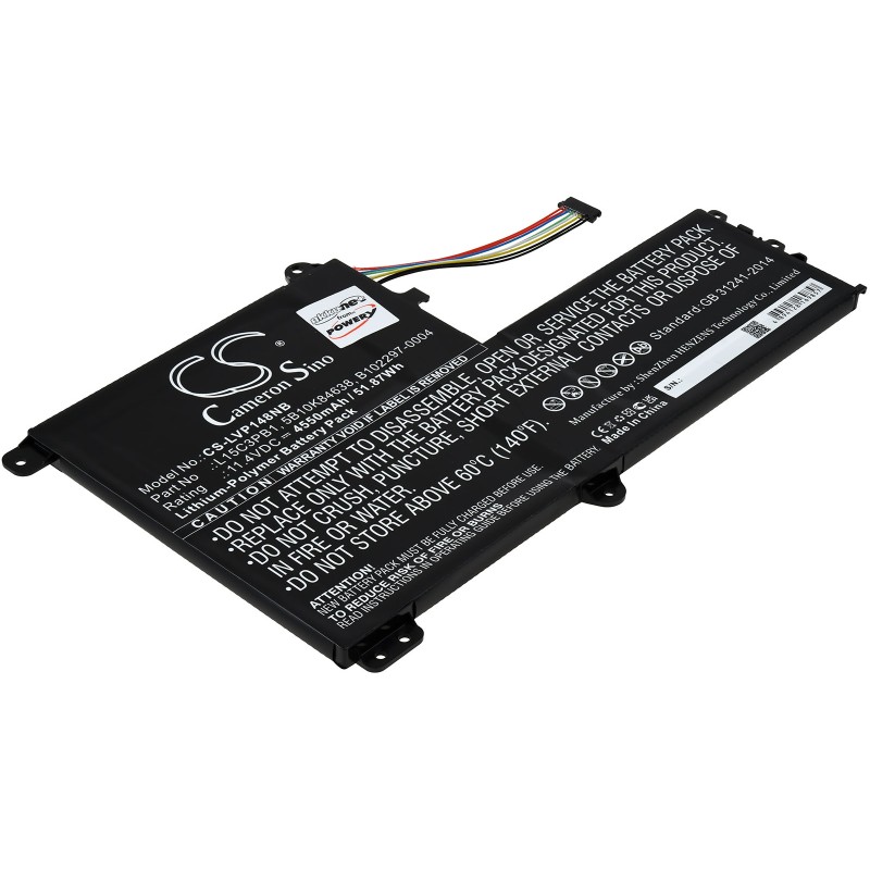 Μπαταρία για Laptop Lenovo IdeaPad Flex 4-1480 14" 3. version, type L15C3PB1 4610mAh/52,4Wh