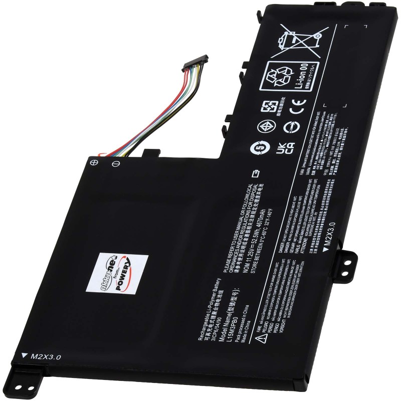 Μπαταρία για Laptop Lenovo IdeaPad Flex 4-1480 14", Type L15M3PB0 4670mAh/52,5Wh