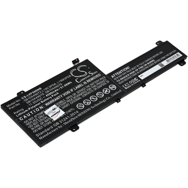 Μπαταρία για Laptop Lenovo IdeaPad Flex 5-14ITL05 82HS008BAU, Flex 5-14ARE05 81X2007HAU, Type L19M3PD6 4500mAh/52Wh