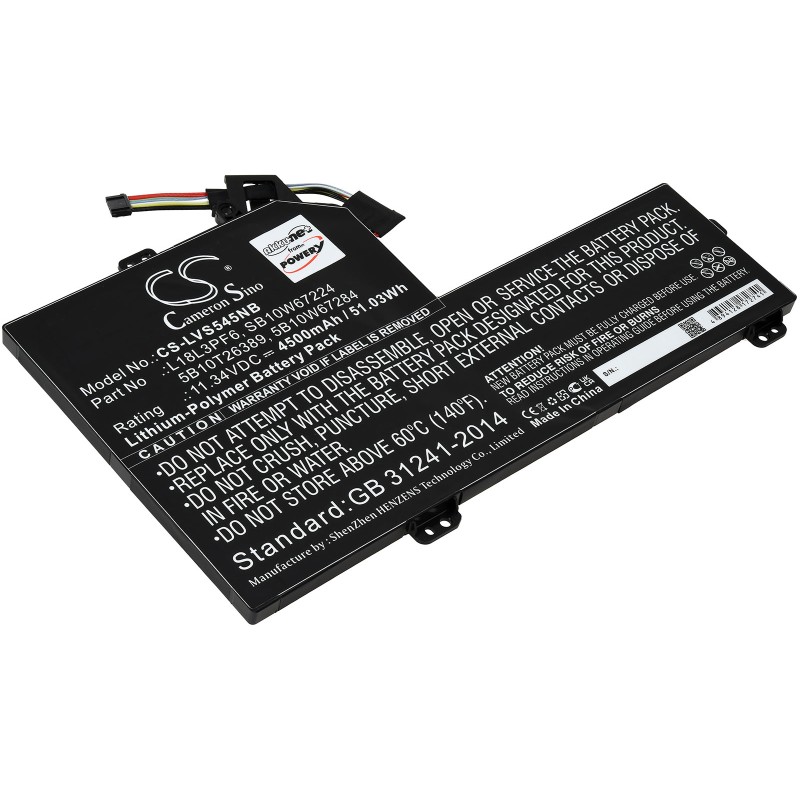 Μπαταρία για Laptop Lenovo IdeaPad Ideapad S540-15IWL GTX, Type SB10W67224 4500mAh/51Wh