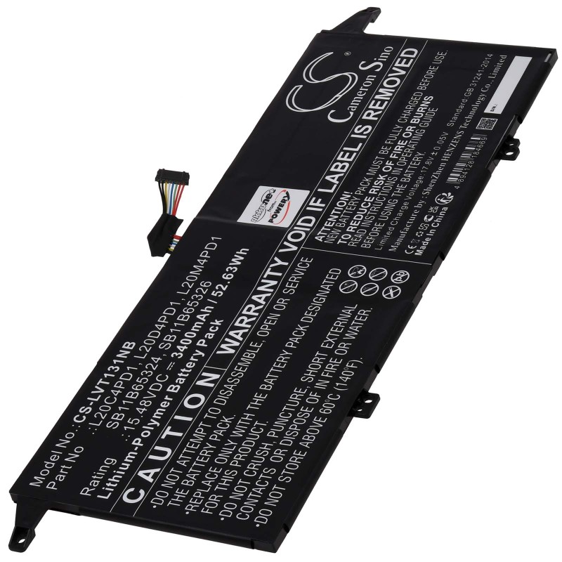 Μπαταρία για Lenovo ThinkBook 13x ITG ThinkBook Plus G2 Type L20M4PD1 3400mAh/52,6Wh