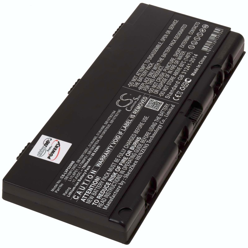 Μπαταρία για Laptop Lenovo Thinkpad P52, Type L17M6P51, Type SB10K97635 7800mAh/89Wh
