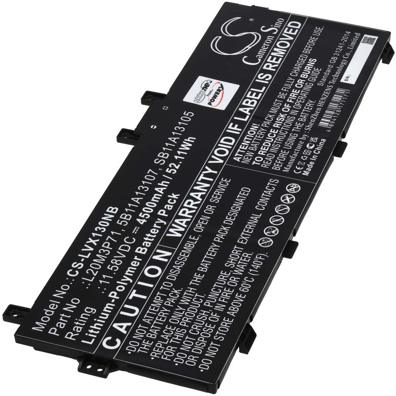 Μπαταρία για Laptop Lenovo ThinkPad X13 Yoga G2, Type L20M3P71 4500mAh/52Wh